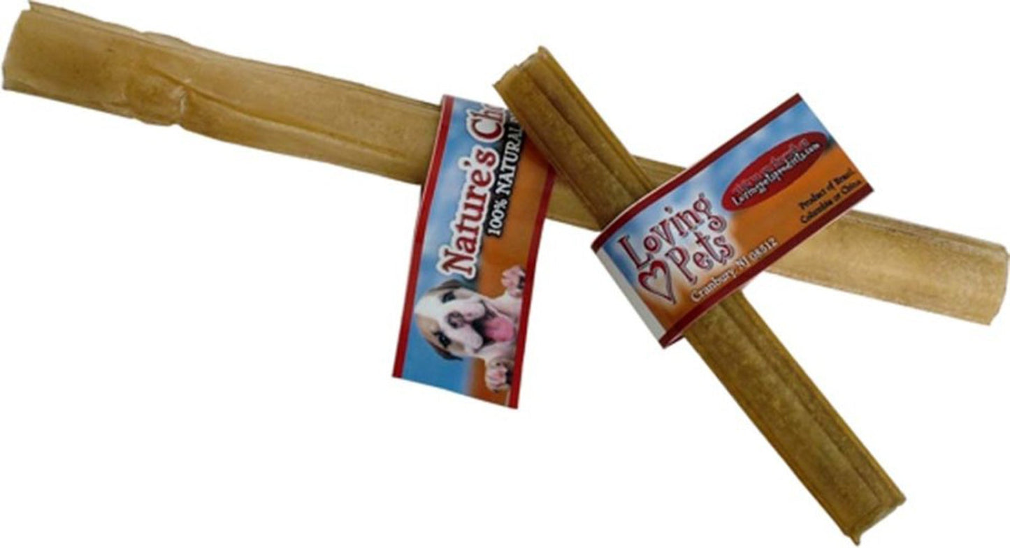 Loving Pets Natures Choice Pressed Rawhide Sticks Dog Treat 10inX25mm