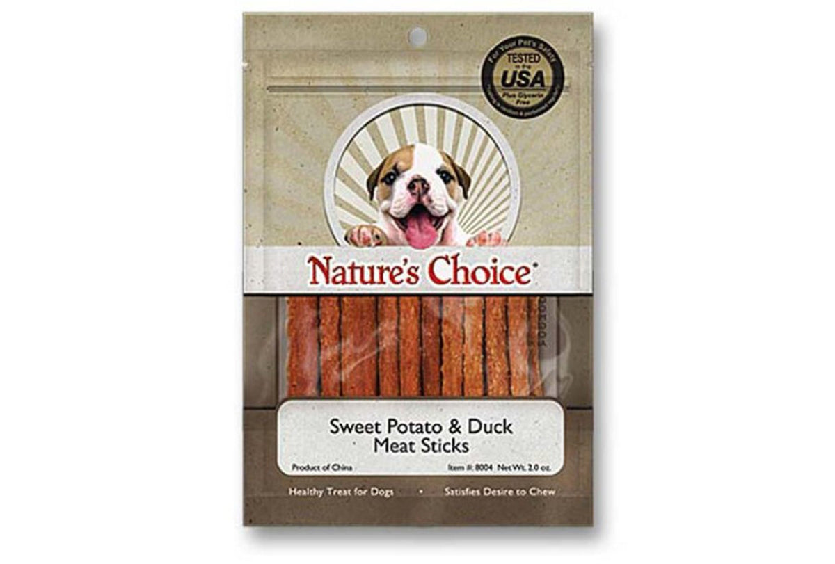 Loving Pets Nature Choice Sweet Potato and Duck Meat Sticks Dog Treat 2oz
