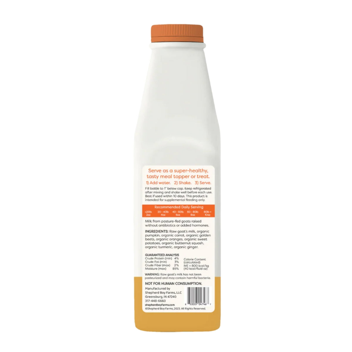 Shepherd Boy Farms Dog & Cat Freeze-Dried Raw Goat Milk Golden 16oz.