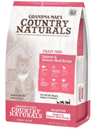 Grandma Maes Country Naturals Cat Grain Free Salmon Meal Recipe for Cats and Kittens 12lbs.