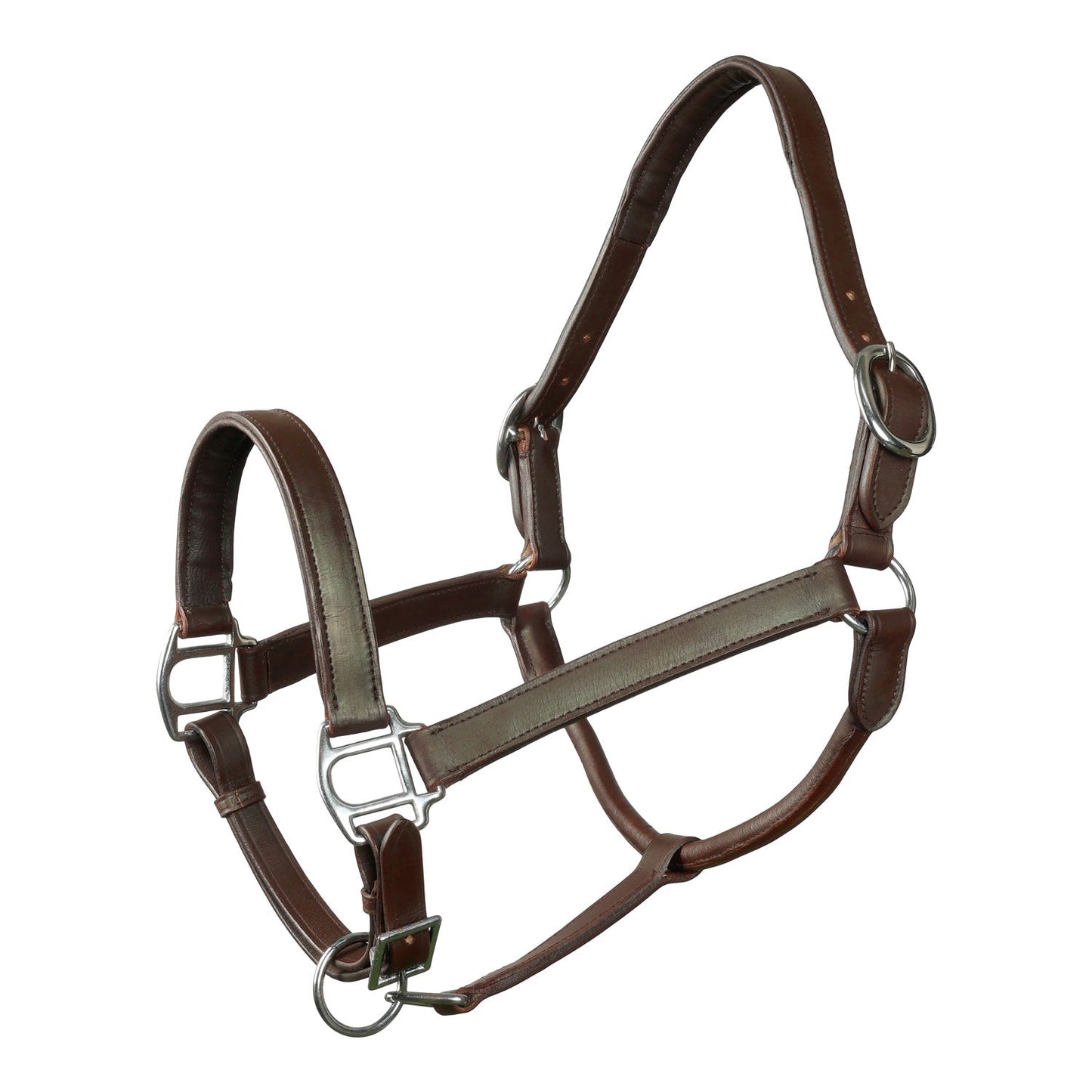 Miller's Padded Rolled Throat Leather Halter