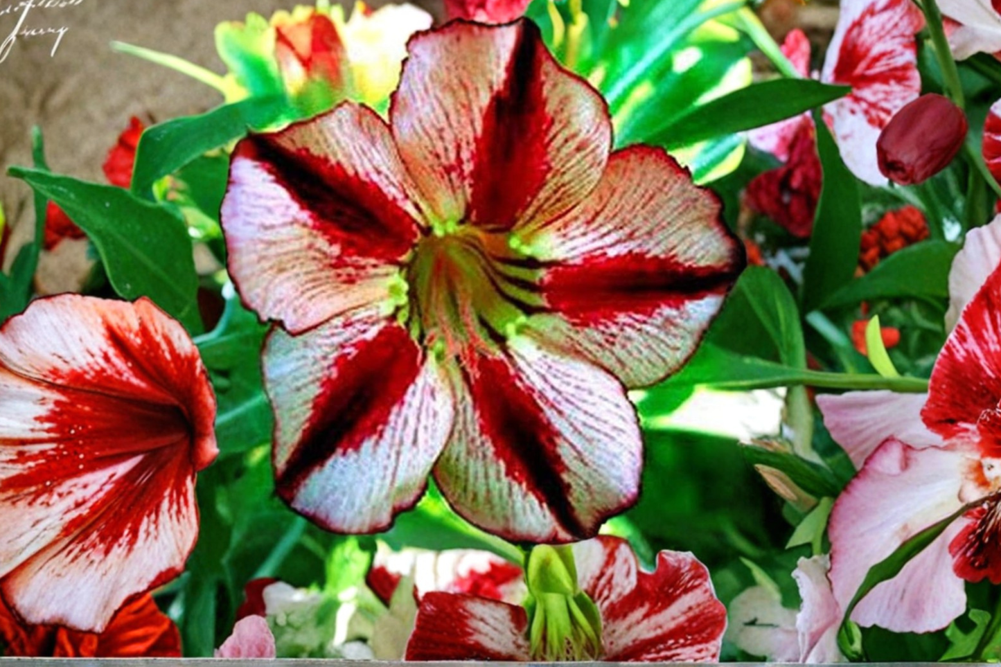 French Delight Desert Rose Seeds | Adenium Obesum Mixed Colors | Flowering Succulent for Indoor & Outdoor Growing