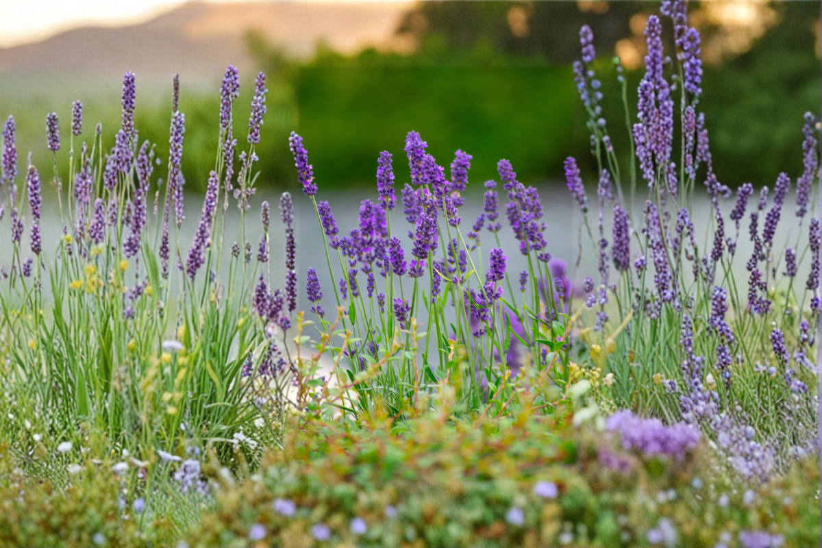 Phenomenal Lavender Live Plants, 3 Rooted Starters in 1 Qt Pots, Lavandula × intermedia 'Phenomenal', Purple Flower Perennial