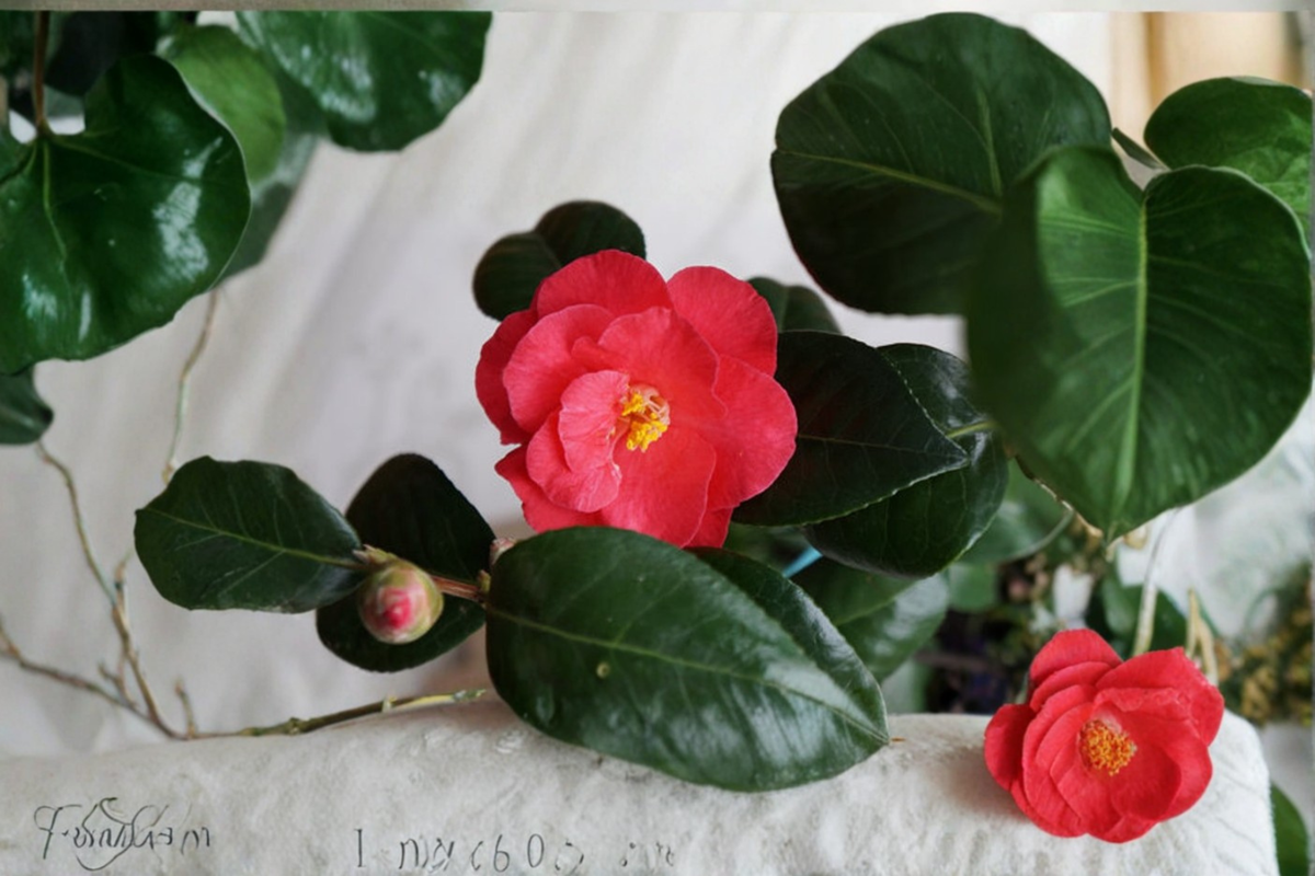 Japanese Camellia ‘Red Jade’ Live Plant, 3 Gallon, Red Flowers, Evergreen Shrub, Camellia japonica