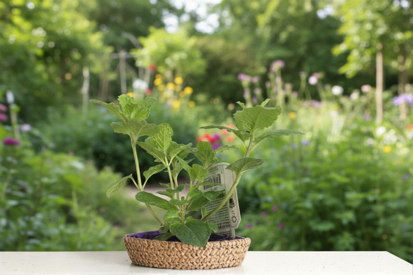 Organic Mojito Mint Live Plant | 3-8 Inches Tall | Mentha × villosa Herb for Garden & Containers