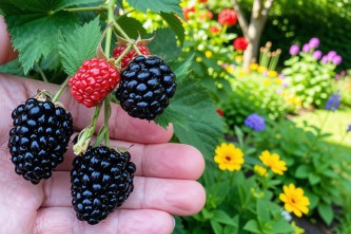 Triple Crown Blackberry Plants Set of 4 – Thornless Fruit Bushes, Live Starter Plants for Garden & Container, Rubus spp.