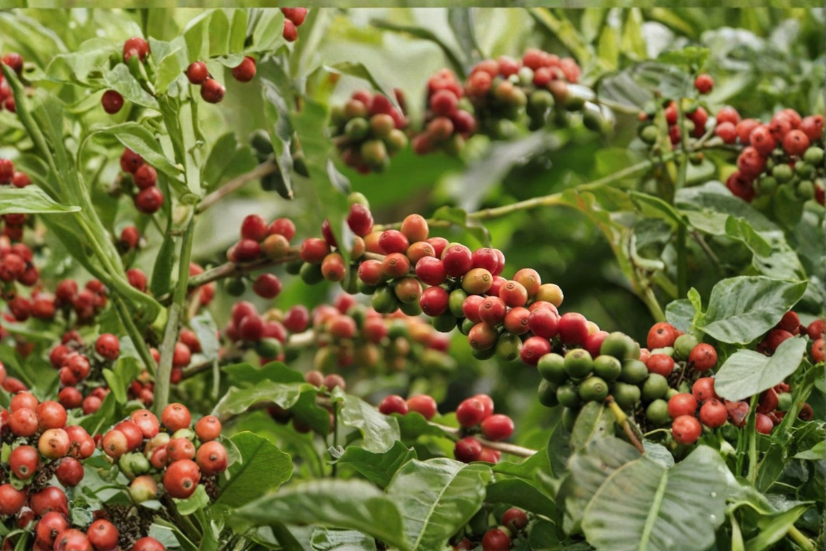 Arabica Coffee Tree Live Plant – 3ft Tall Potted Coffea Arabica Indoor Outdoor Ornamental Plant