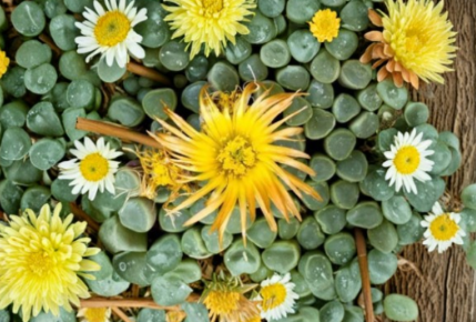 Fenestraria Rhopalophylla Seeds 20 Count Baby Toes Mesemb Succulent Plant Seeds for Indoor & Rock Gardens