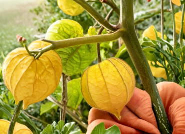 Goldenberry Pineapple Variety Cuttings, Physalis peruviana, Unrooted Stem Set of 6 for Propagation