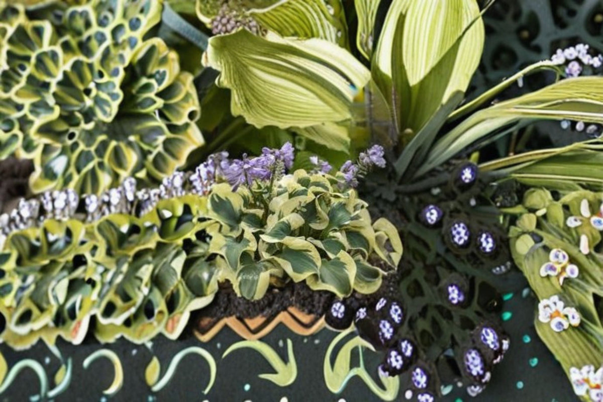 Mini Skirt Hosta Live Starter Plant – Dwarf Ruffled Shade Perennial
