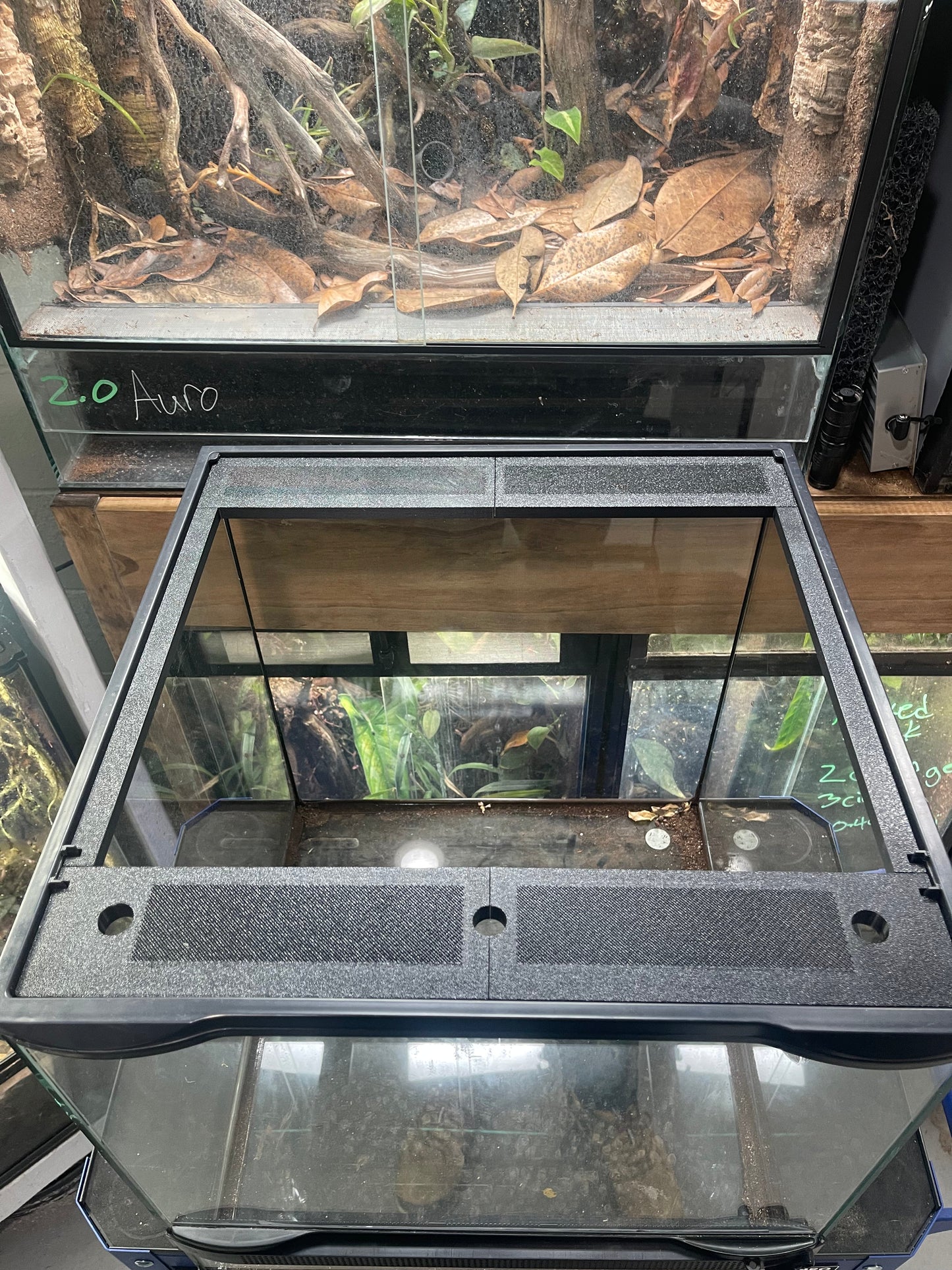 Custom Replacement Top For 18 Zoomed Terrariums Humidity Retaining With Fly Proof Ventilation