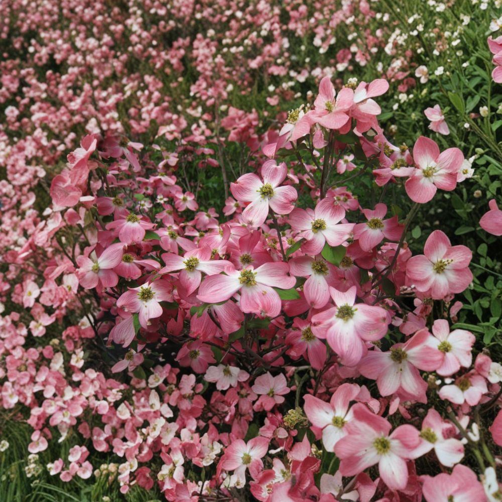 Cornus florida 'Cherokee Chief' – Dogwood Tree Live Plant in 1 Gallon Pot | Red Flowering Dogwood | Ornamental Landscape Tree
