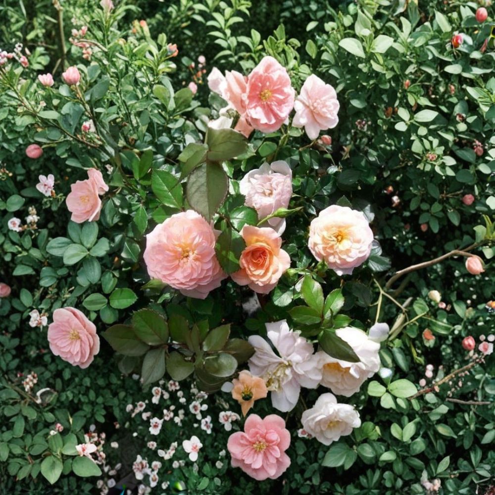 Apricot Drift Rose – 3 Gallon Disease Resistant Groundcover Shrub | Rosa Hybrid Live Plant