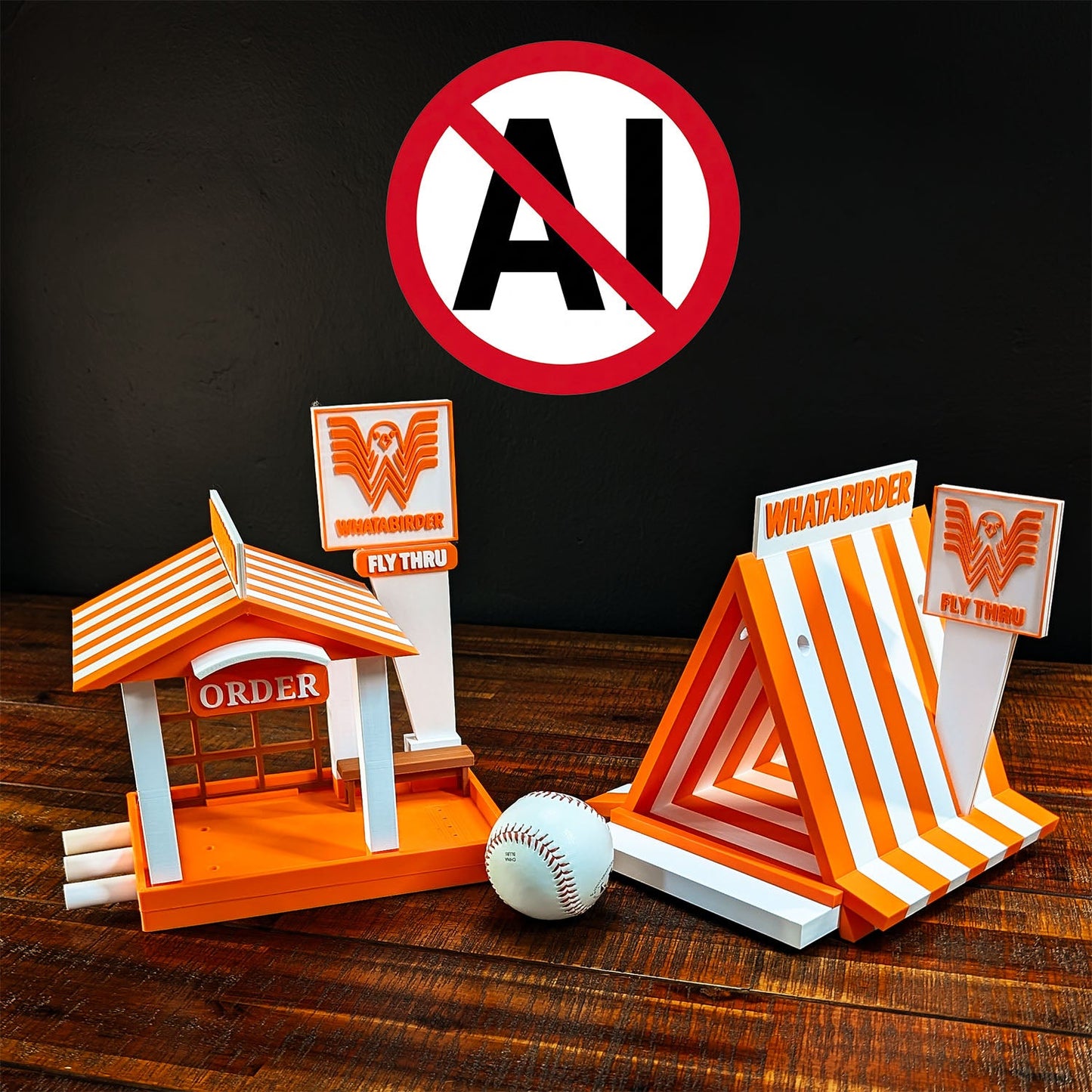 ADG42 The Whatabirder Parody Bird Feeder