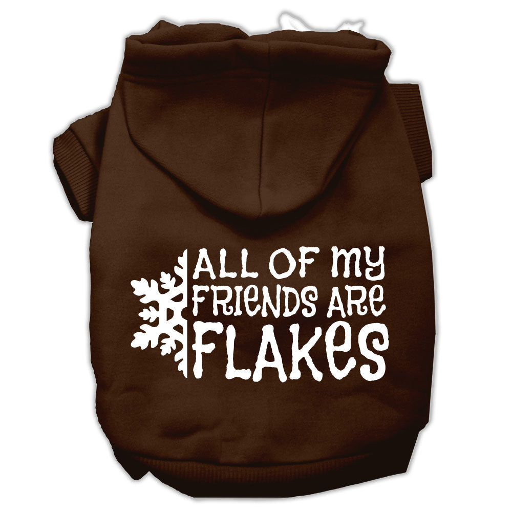 Christmas Pet Hoodie "All Of My Friends Are Flakes"