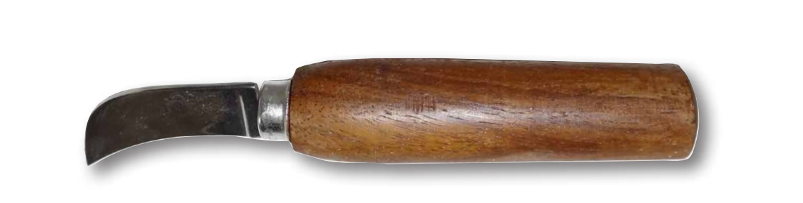 Murphy Plaster Knife, Curved Tip Blade