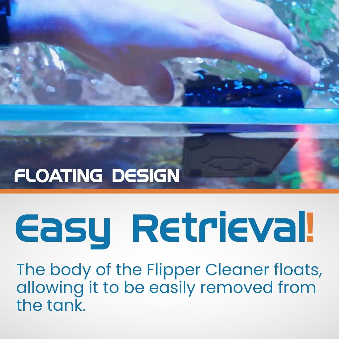 Flipper Float 2 In 1 Magnetic Aquarium Algae Cleaner Standard
