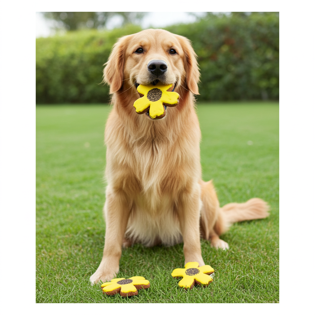 Sunflower Organic Dog Cookies