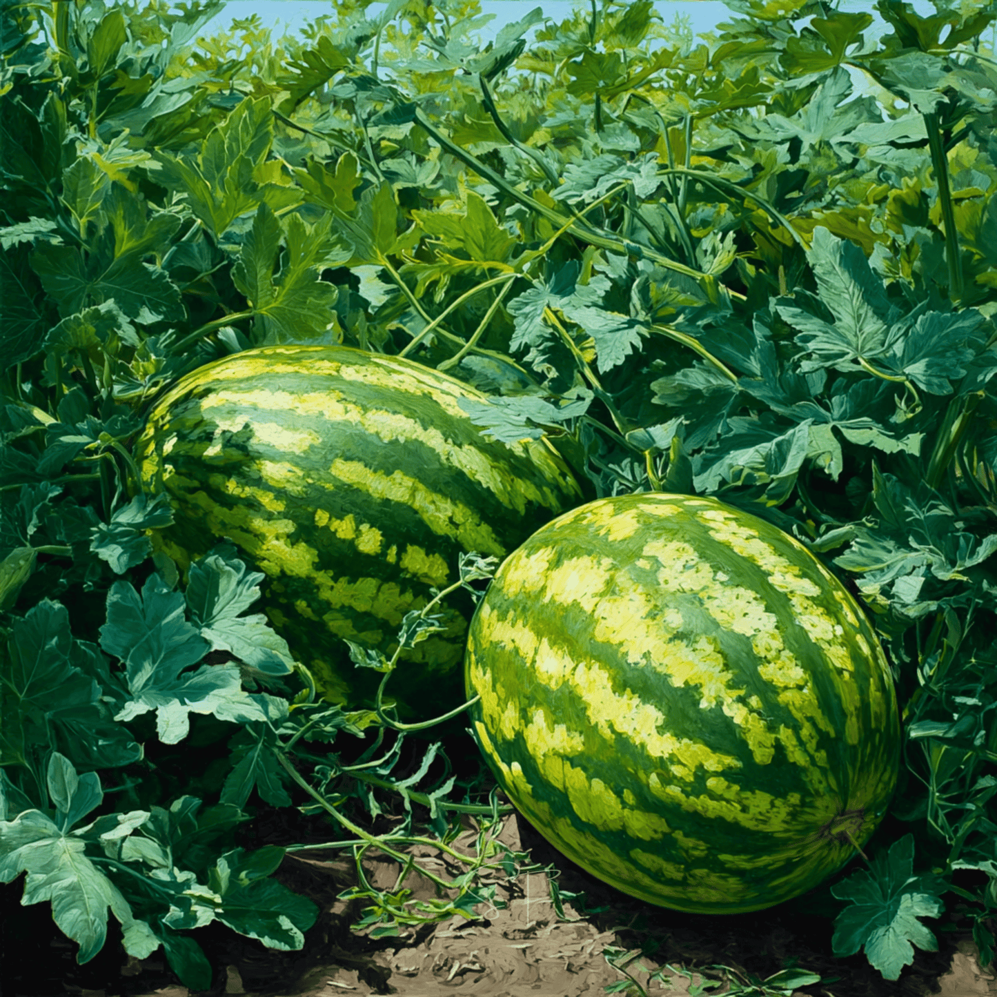 All Sweet Watermelon Seeds – Heirloom, Juicy, Bright Red Flesh, Large Oblong Fruit, Disease Resistant, 25 Seeds