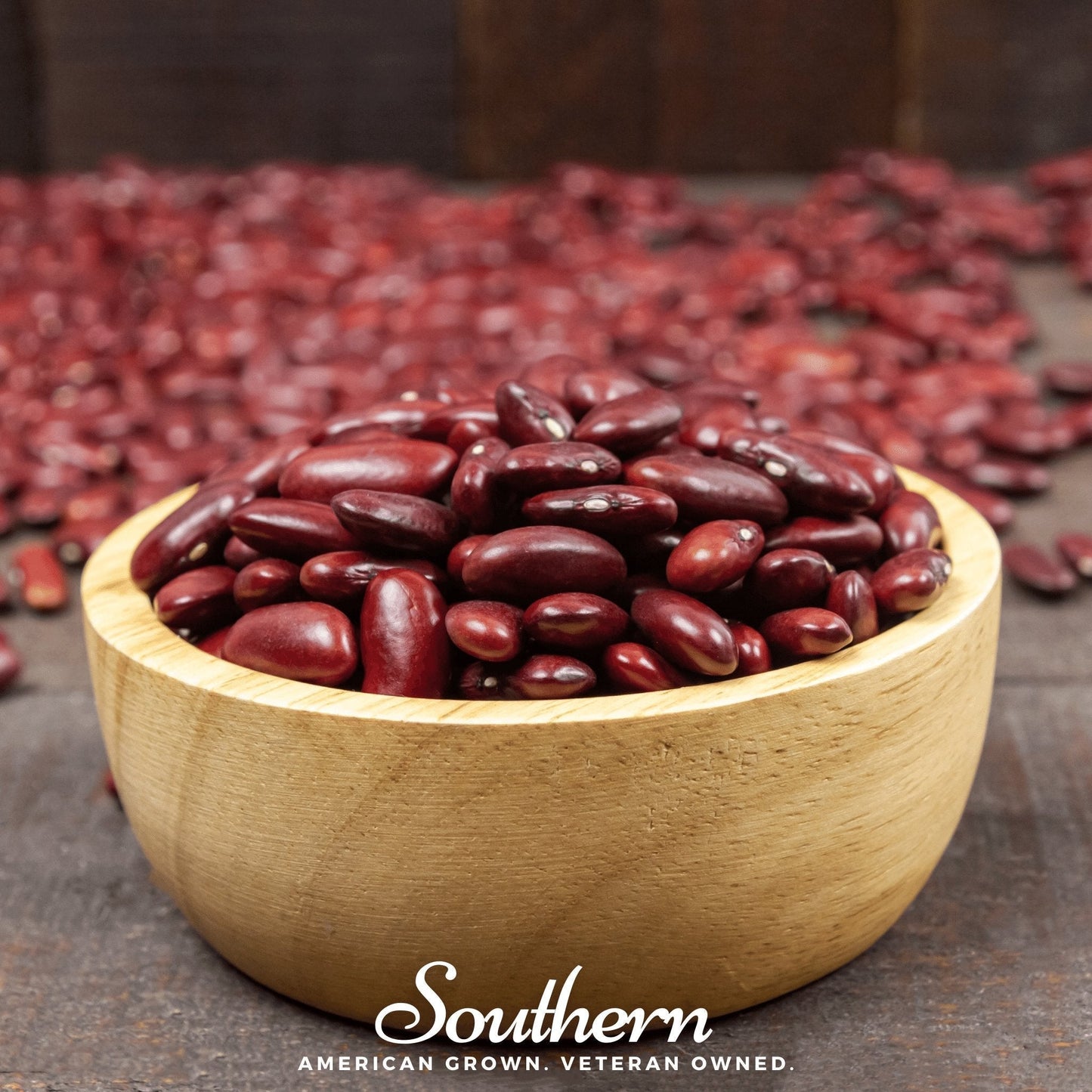 Dark Red Kidney Bean Seeds | Heirloom Bush Variety for Cooking & Gardening | Phaseolus vulgaris