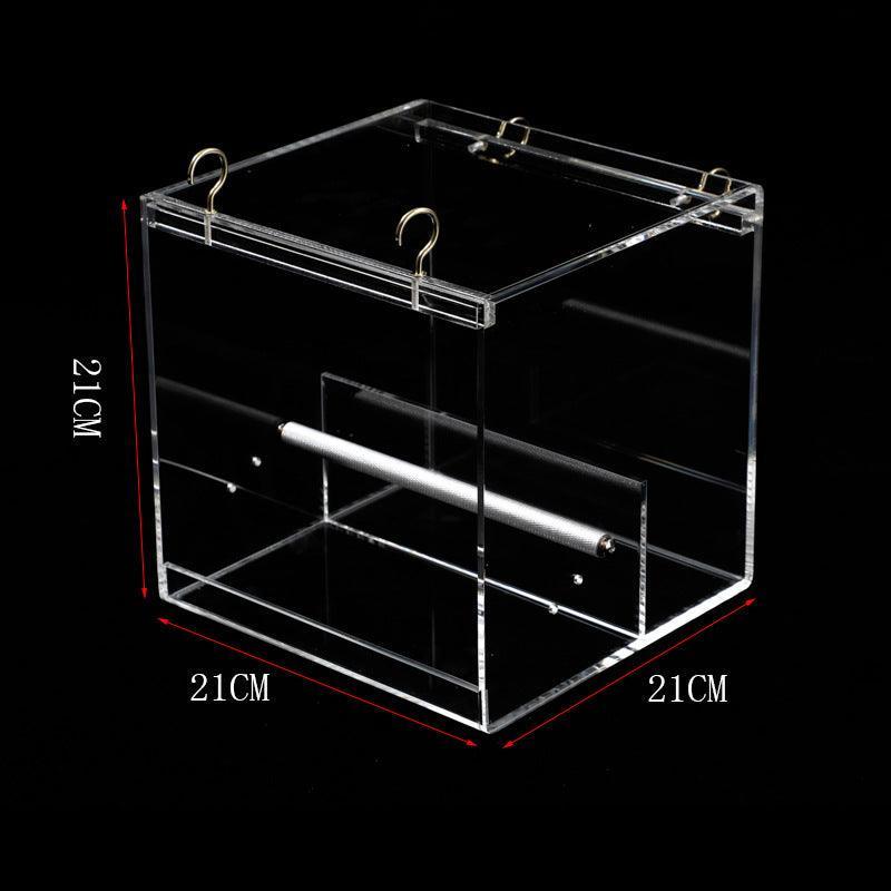 Clearview Aviary: Acrylic Bird Feeder For Parrots Of All Sizes