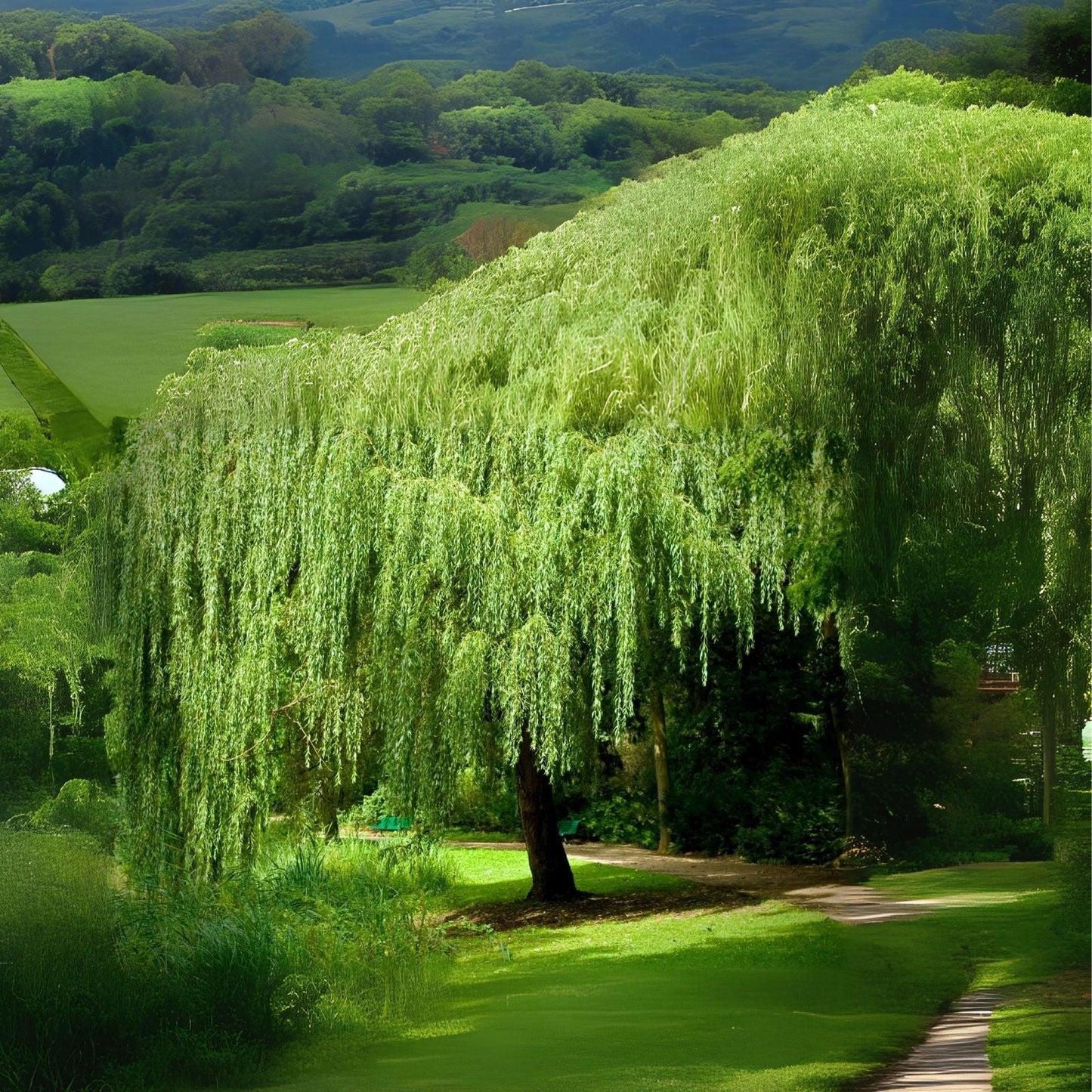 Aussie Willow Tree Bundle - 10 Fast Growing + 4 Weeping Willow Trees - Salix spp.