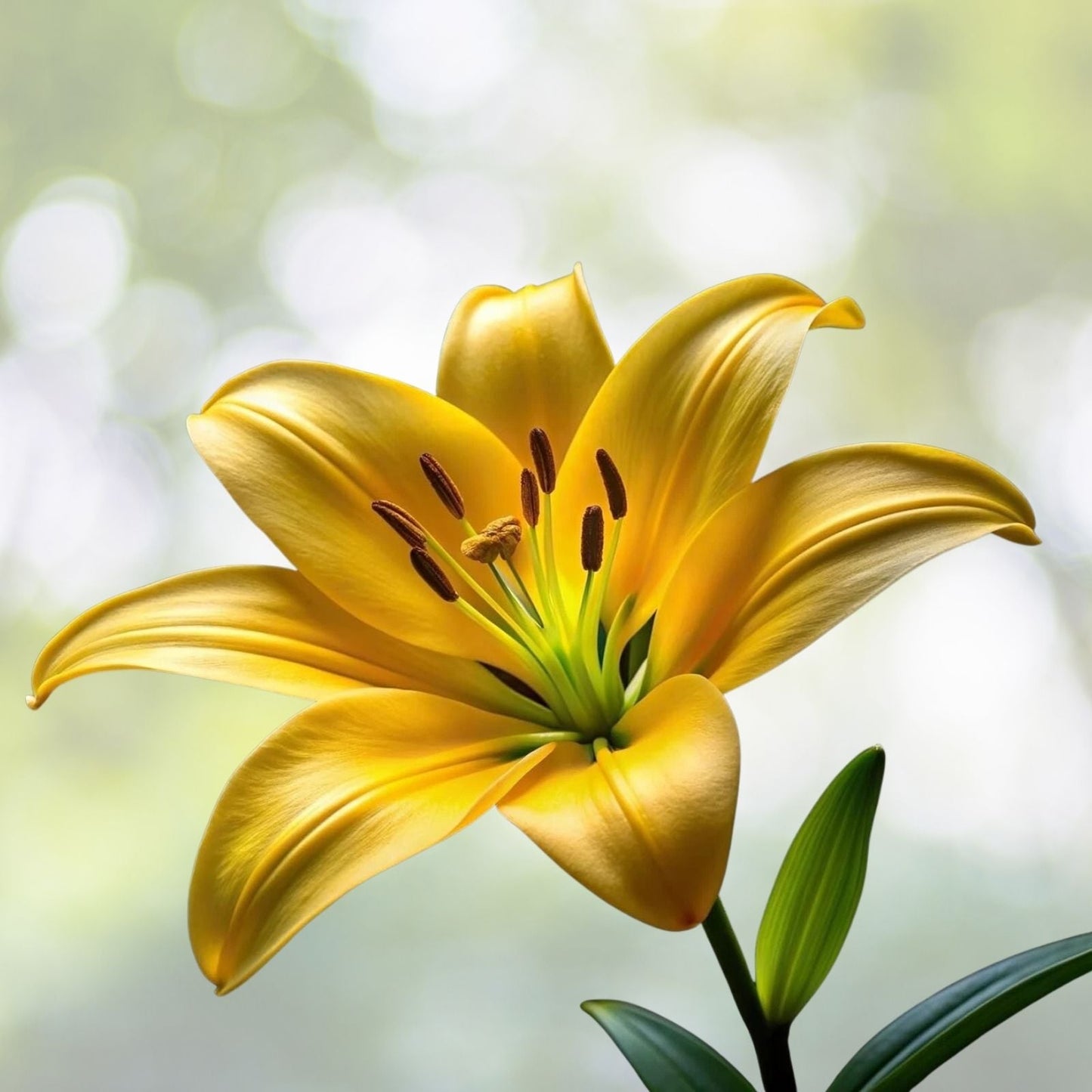 Yellow Diamond Lily Bulbs - Pack of 3 - Nectarine Orange Flowers - Zephyranthes robusta
