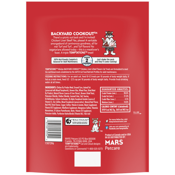 Temptations Mixups Backyard Cookout Cat Treats