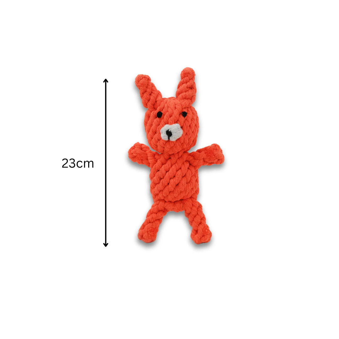 Handmade Eco-Fox Chew Rope Toys