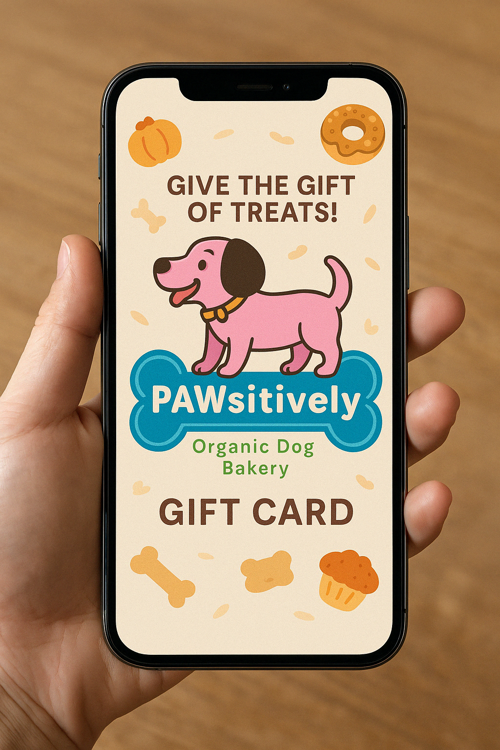 Give The Gift Of Treats Ðÿ�¾ Pawsitively Organic Dog Bakery Gift Cards
