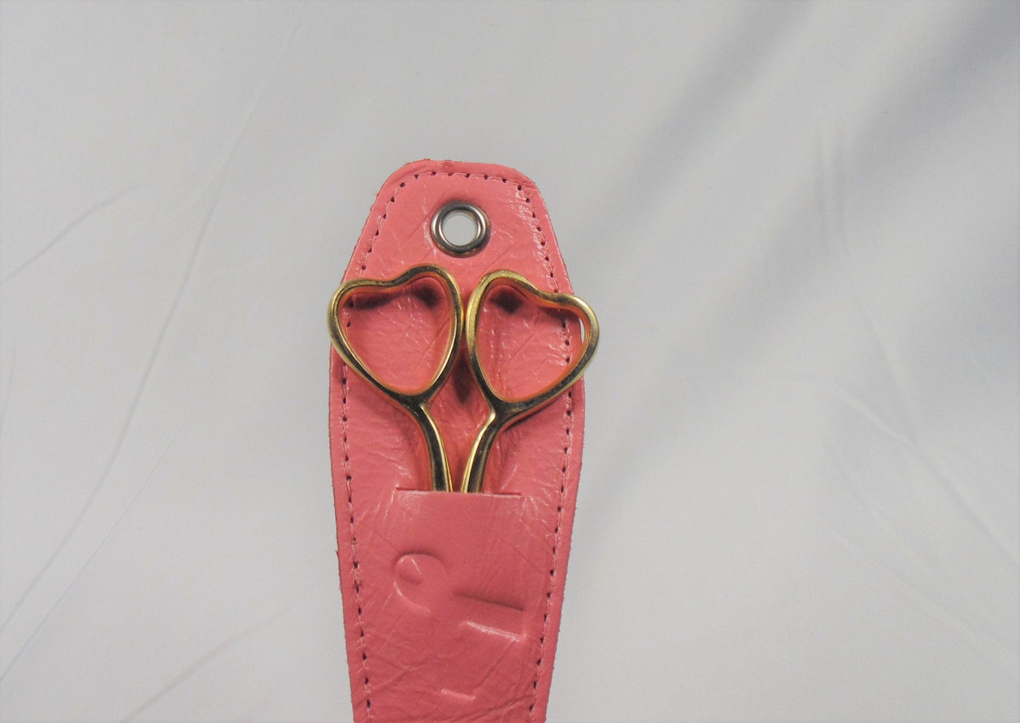 Needle Point Scissor Heart themed 3.5" inches (Handmade)