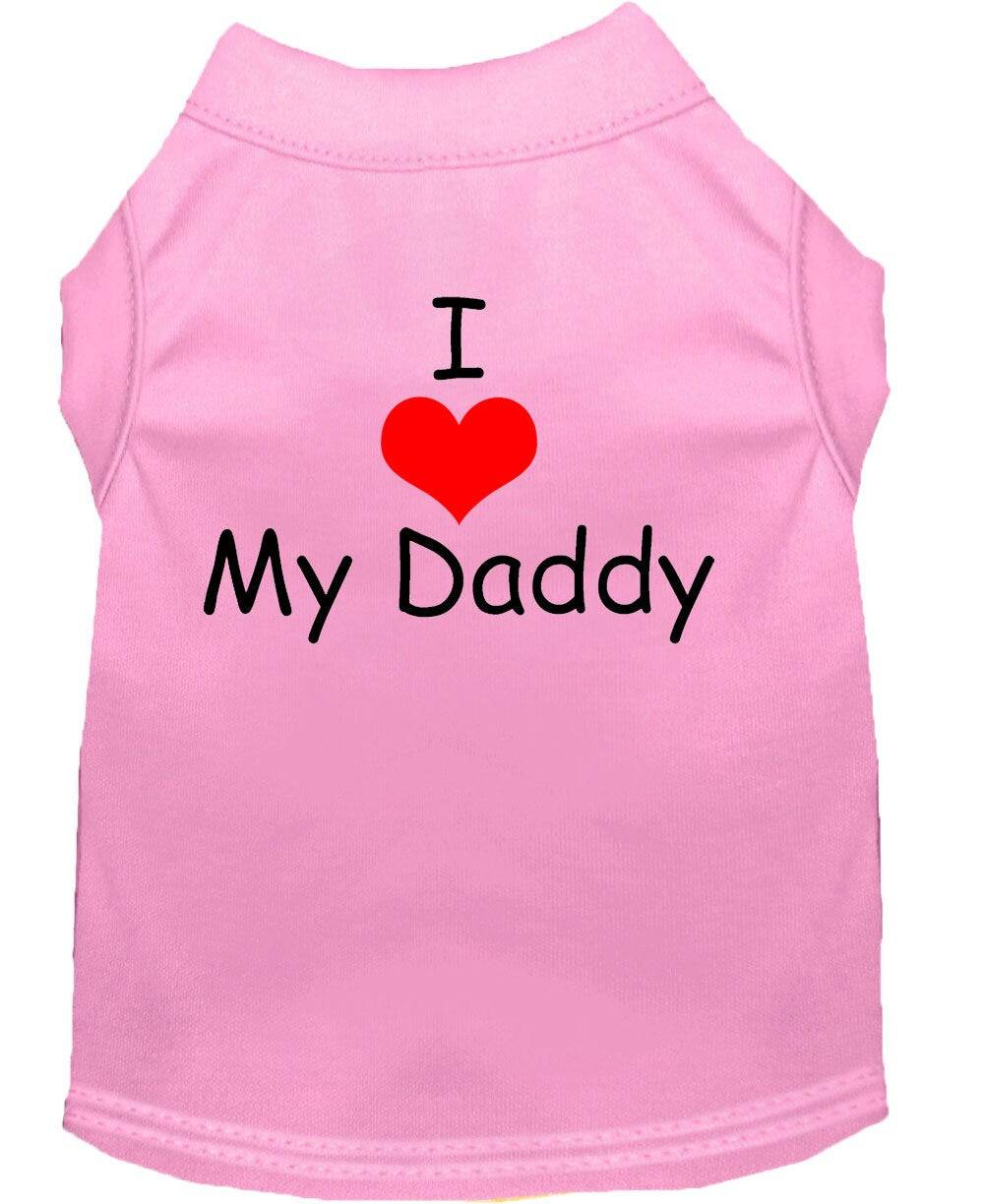 Pet Shirt "I Love My Daddy"