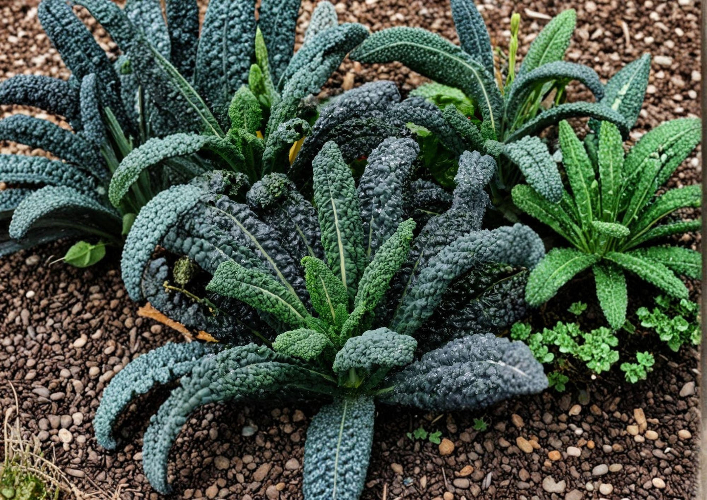 Lacinato Kale Seeds 500 Count Heirloom Dinosaur Kale Black Tuscan Cold Hardy Garden Vegetable