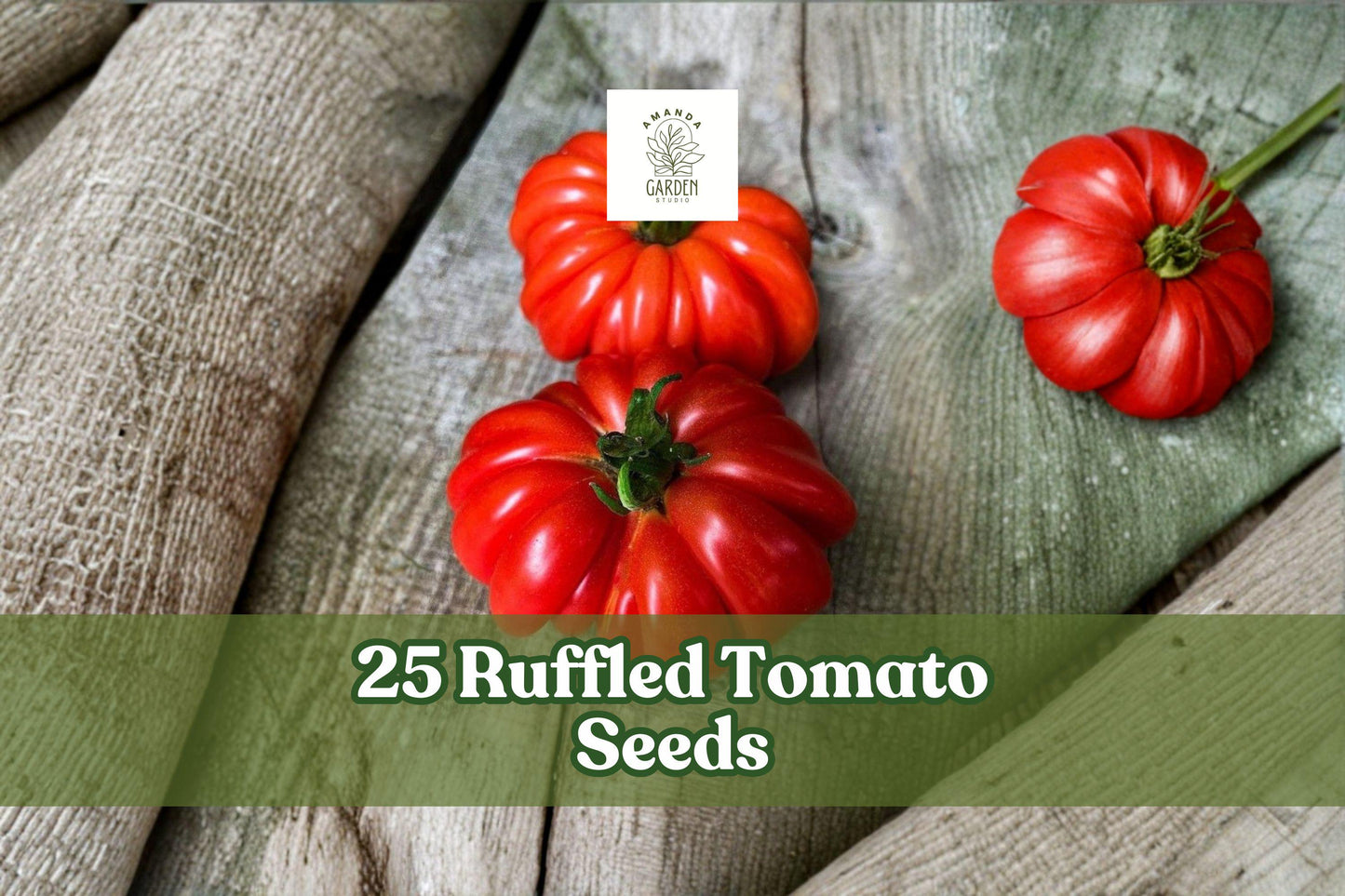 Ruffled Tomato Seeds – Heirloom Zapotec Variety – Unique Ribbed, Scalloped Shape – Solanum lycopersicum