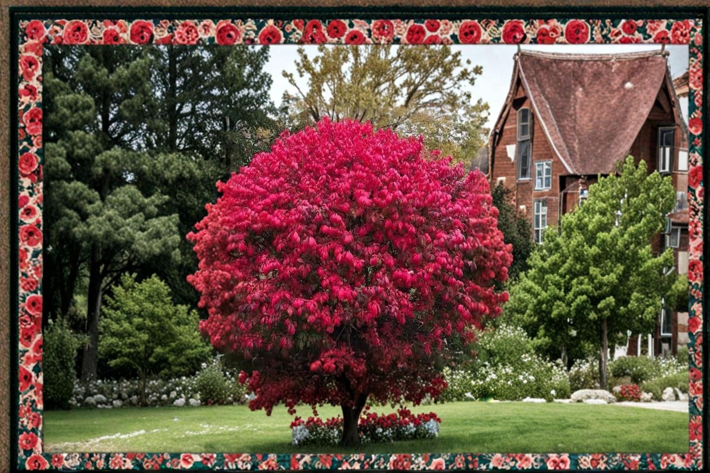 Burning Bush Live Plants – Euonymus alatus, Red Fall Foliage, Ornamental Shrub, Landscape Hedge, 2 Pack
