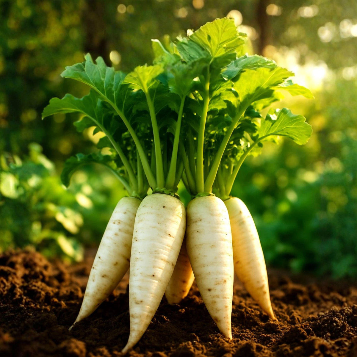 Daikon Radish Seeds, Large Root Variety, Soil Improvement, Raphanus sativus, 500 Coated Seeds