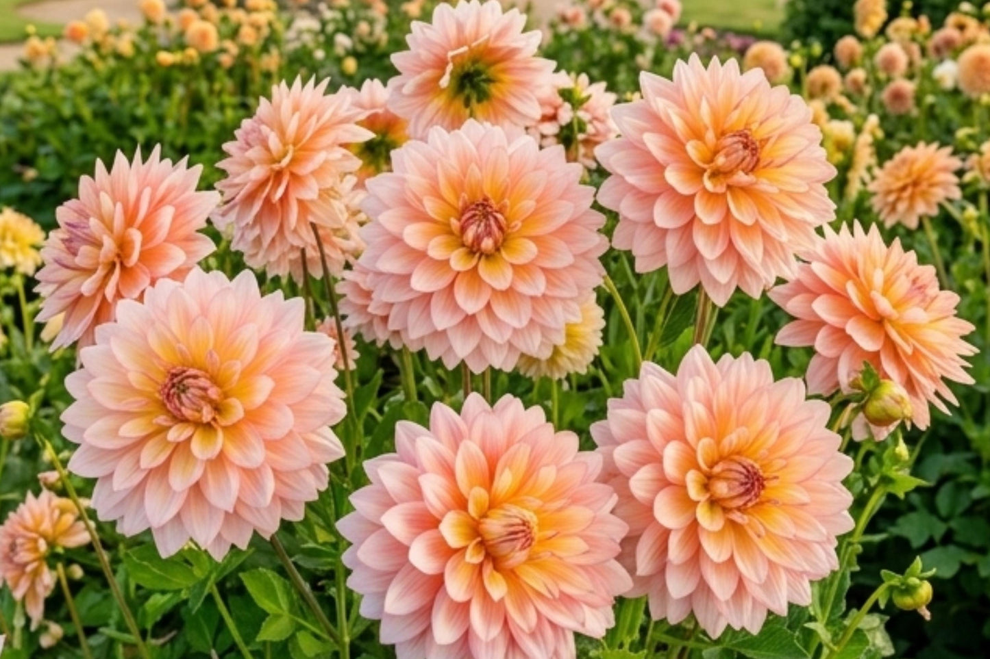 Decorative Dahlia Bulb Tuber Clump - SHEER HEAVEN - Perennial Flowering Plant - Dahlia pinnata for Borders, Containers & Cut Flowers