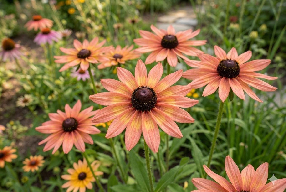 Pink Lemon Rudbeckia Seeds – Annual Flower Garden Planting, Rudbeckia hirta, Vibrant Pink and Yellow Blooms, Butterfly & Pollinator Attracting