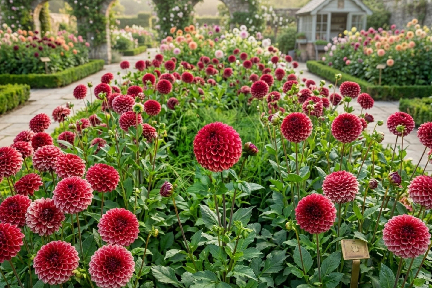Giant Dinnerplate Dahlia Bulb Cluster – Ben Houston Variety, Large Showy Flowers, Dahlia pinnata, Garden Plant