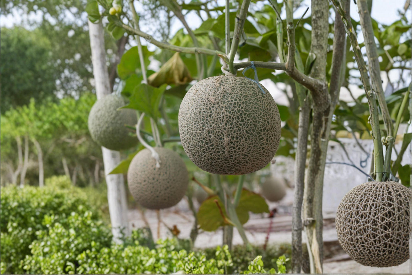 Charentais Melon Seeds – Organic Heirloom French Cantaloupe, High Yield Vining Plant, Sweet Orange Flesh, 25+ Seeds