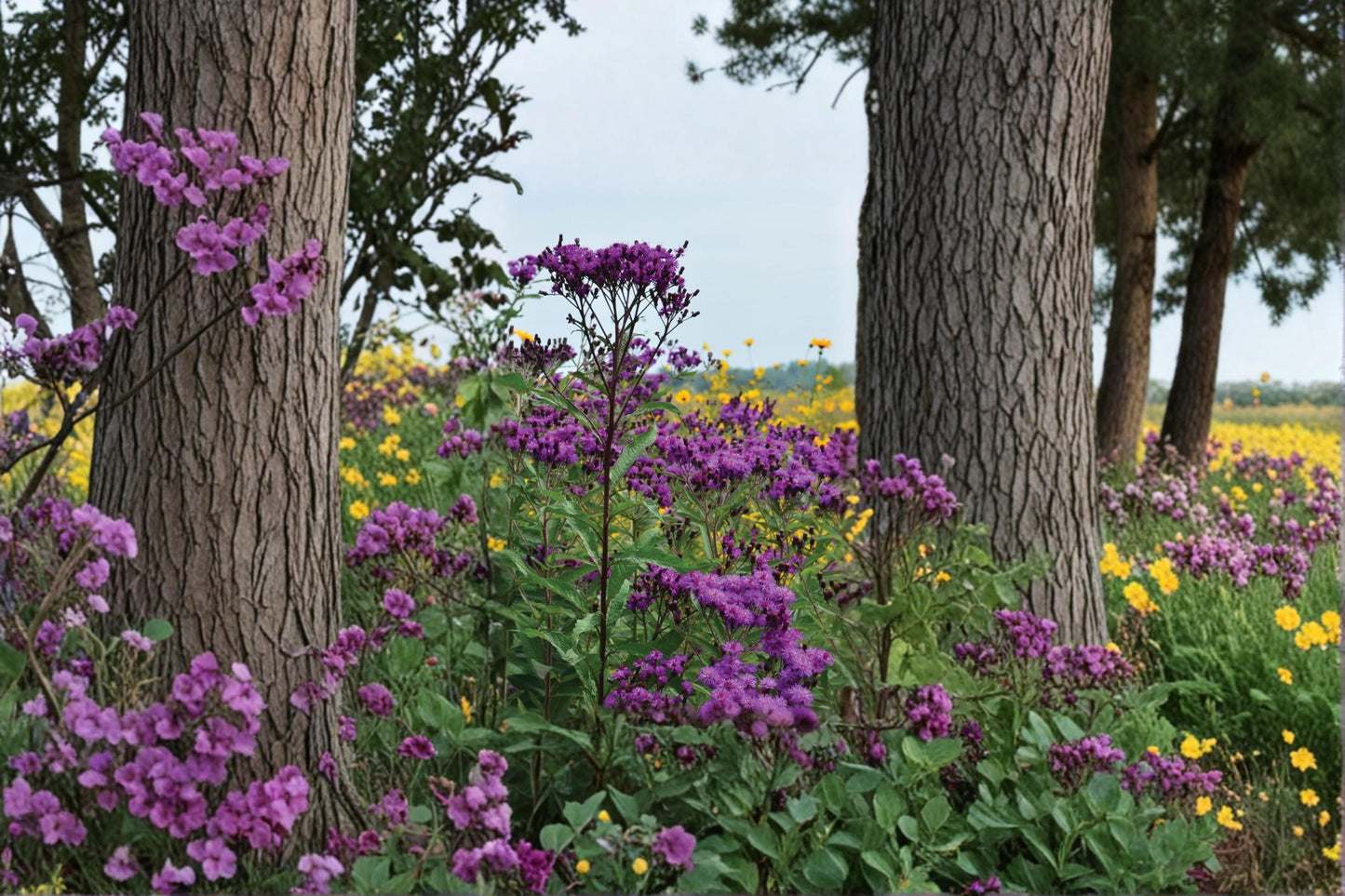 Ironweed Seeds 200 Vernonia gigantea Perennial Wildflower with Purple Clusters for Garden & Landscape
