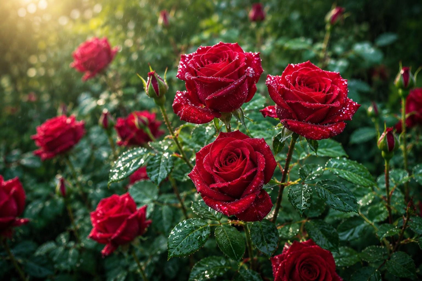 Red Rose Seeds - 20 Pack for Garden Borders, Containers, and Floral Arrangements - Rosa spp.