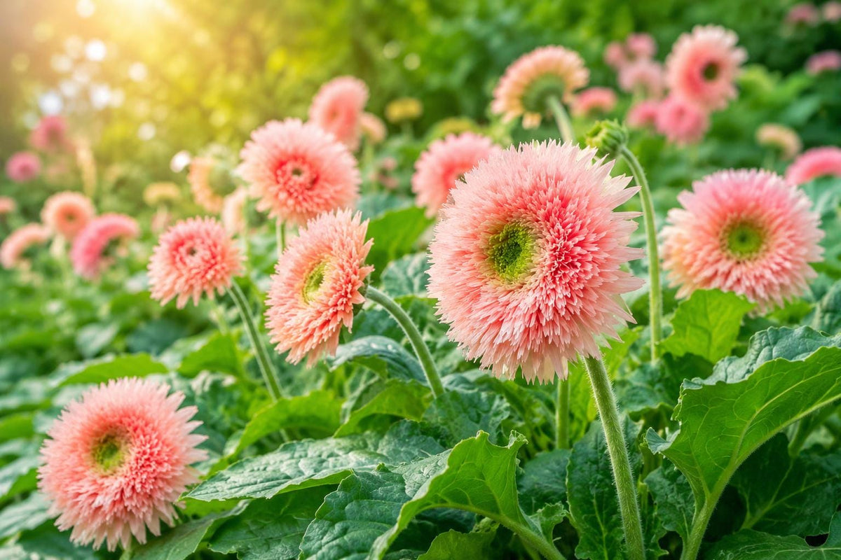Pink Sunflower Seeds - Non-GMO Heirloom Organic Pink Pooh Helianthus annuus for Garden, Cut Flowers, Pollinator Attracting