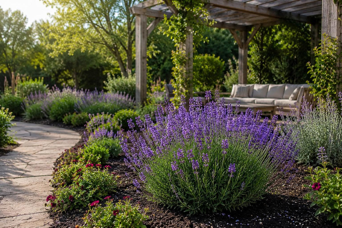 100 Lavender Seeds for Garden Borders, Fragrant Purple Blooms, Lavandula angustifolia, Hardy, Drought-Tolerant