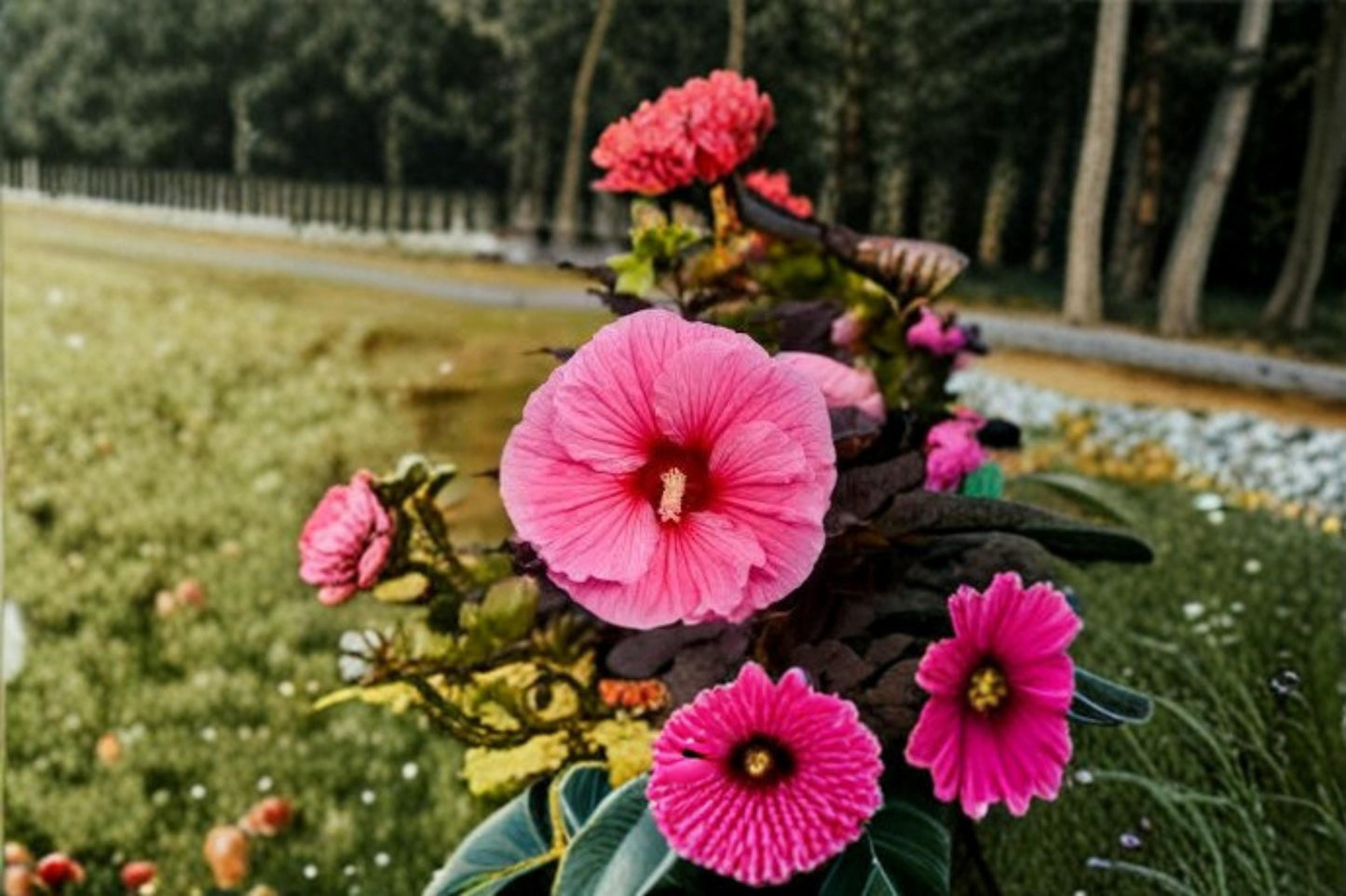 Dinnerplate Hibiscus Seeds – Hibiscus moscheutos Perennial Flower Seeds for Garden Beds & Borders