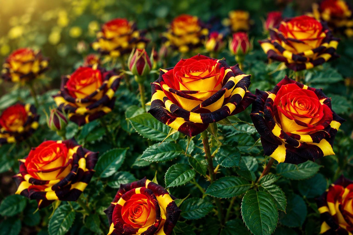 20 Firebird Rose Seeds - Non-GMO Heirloom Variety for Gardens, Containers, Rosa 'Firebird'