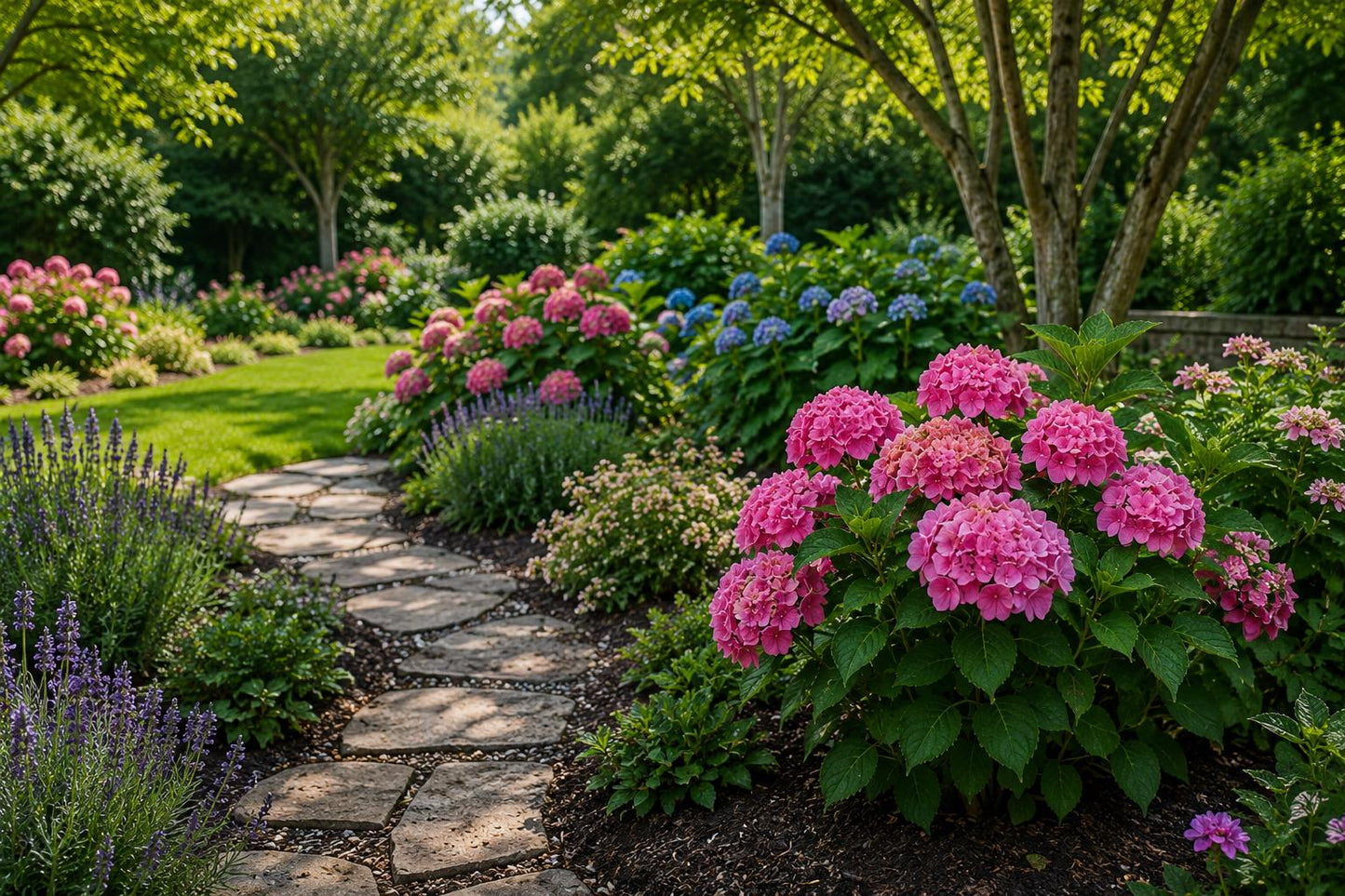 Pink Hydrangea Seeds - 50 Premium Hydrangea macrophylla for Garden, Container, or Border Planting