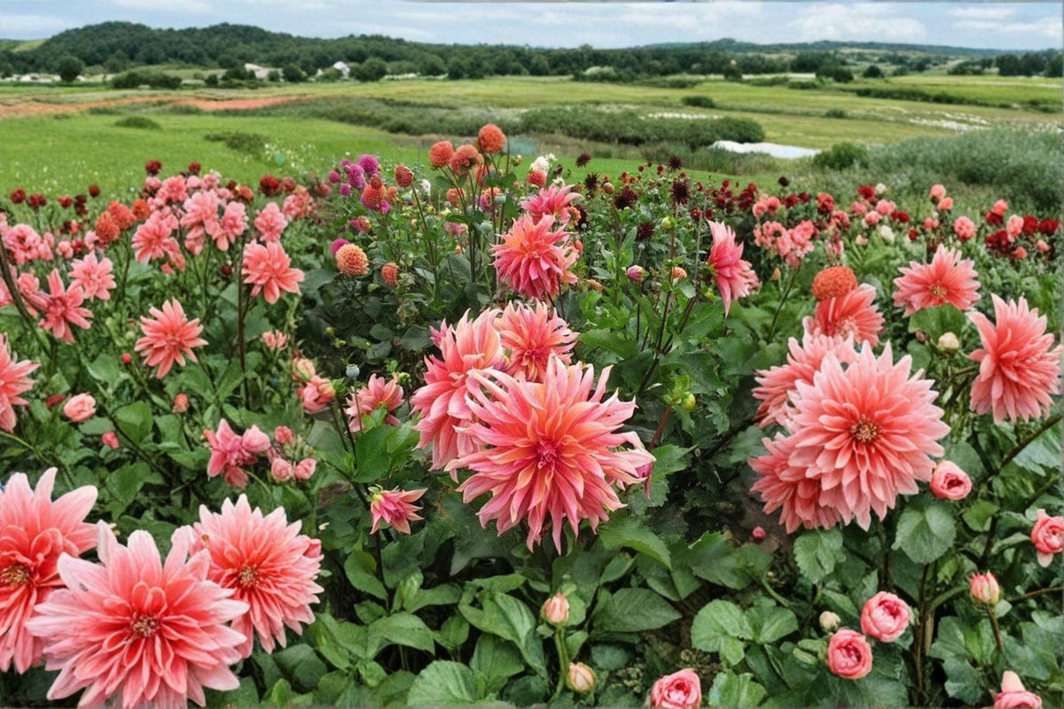Dahlia Labyrinth Flower Seeds 100+ | Exotic Mix of Dahlia pinnata for Garden Beds & Cut Flowers