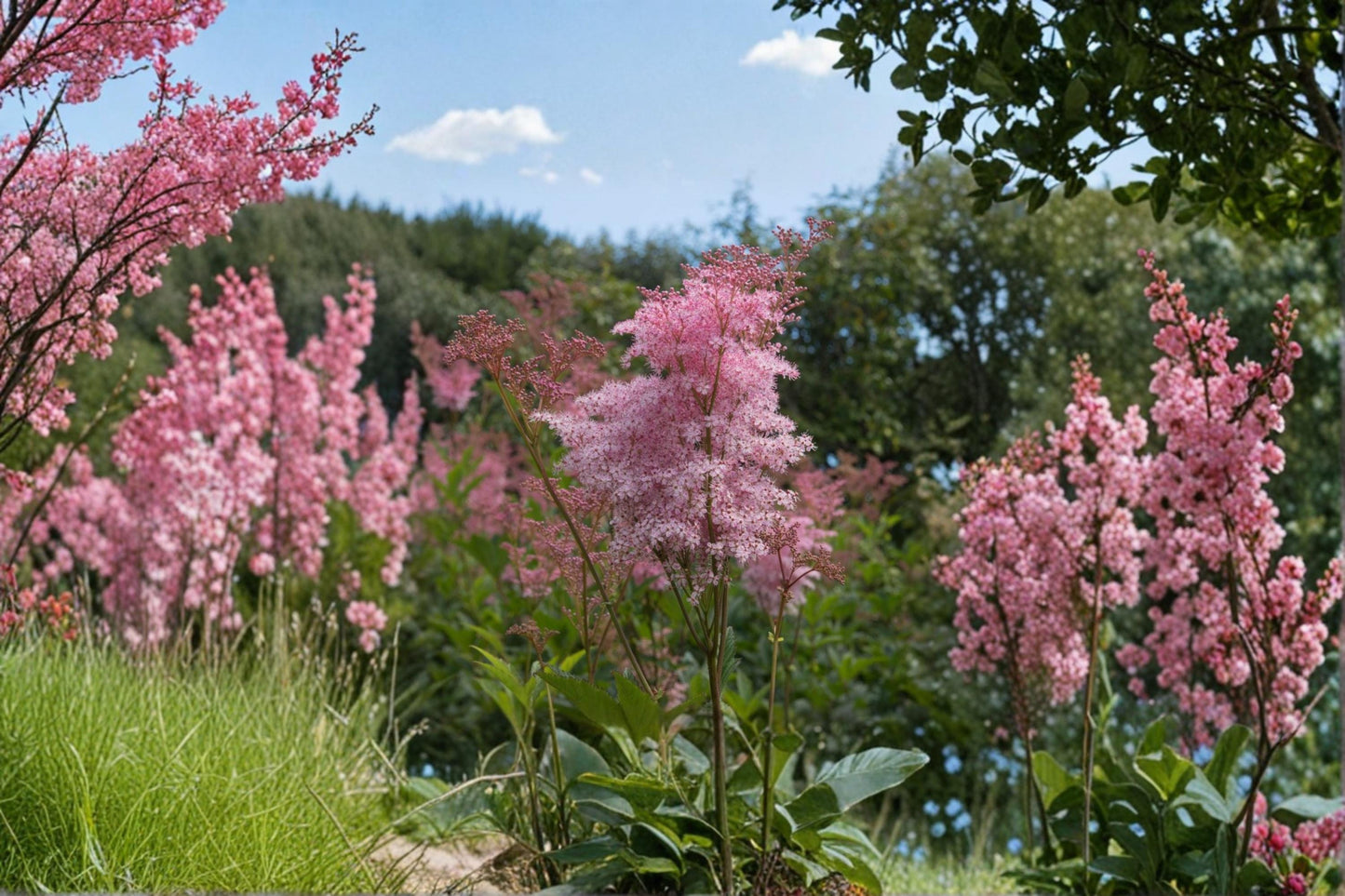 Queen of the Prairie Seeds – Filipendula rubra Perennial Flowering Plant with Pink Plume-Like Flowers
