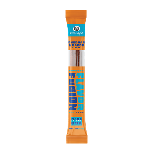 Etta Says Fusion Chew Cheddar and Bacon Dog Treat (2oz)